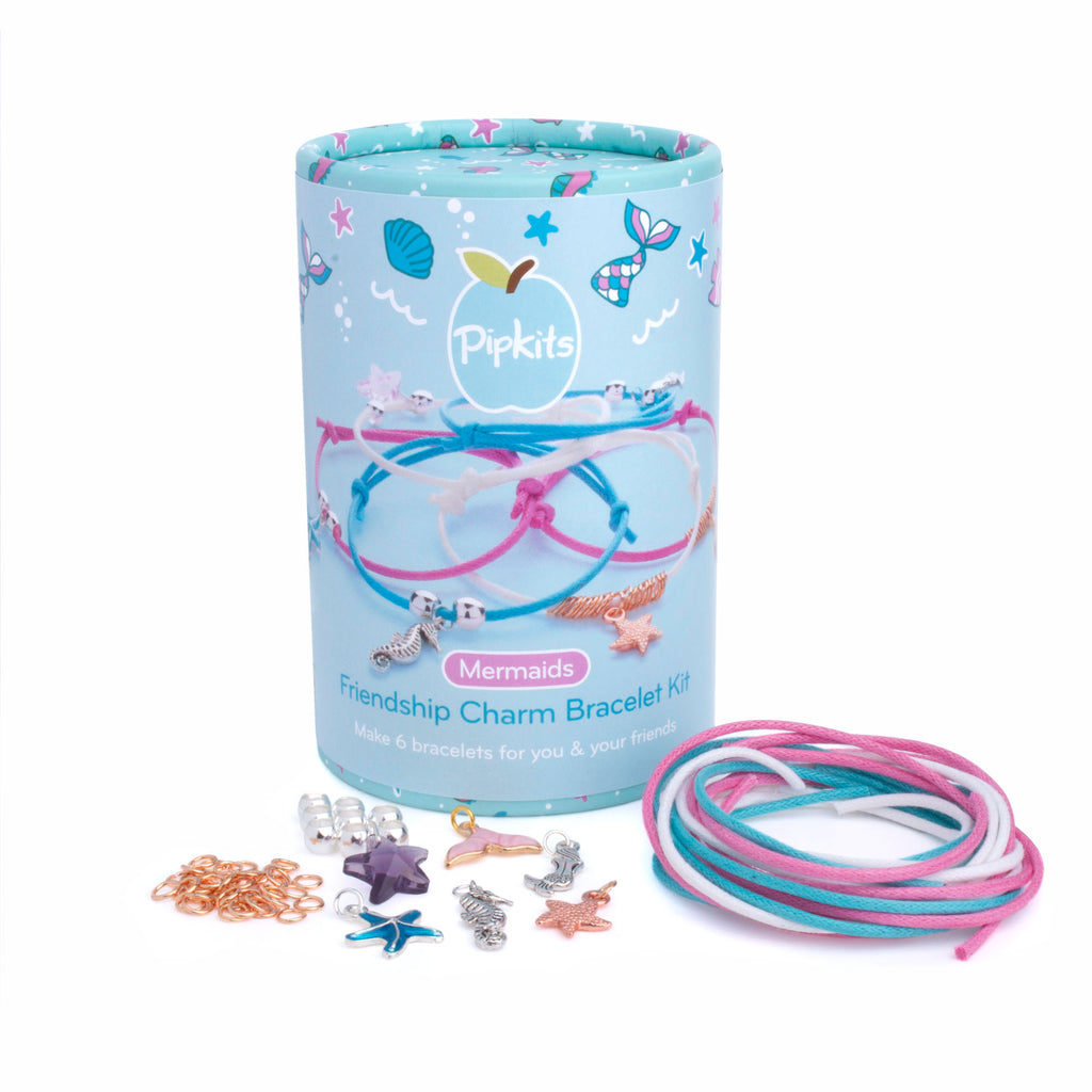 Pipkits Snowdays Friendship Bracelet Making Kit - Fun Arts and Crafts for  Kids, Teens - Winter Inspired Beads for Bracelet Making with ICY Colours