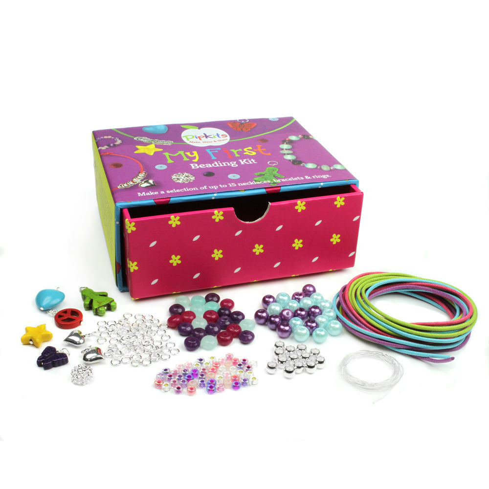 Raspberry Berries Beaded Bracelet Kit (Makes 2) – Pipkits