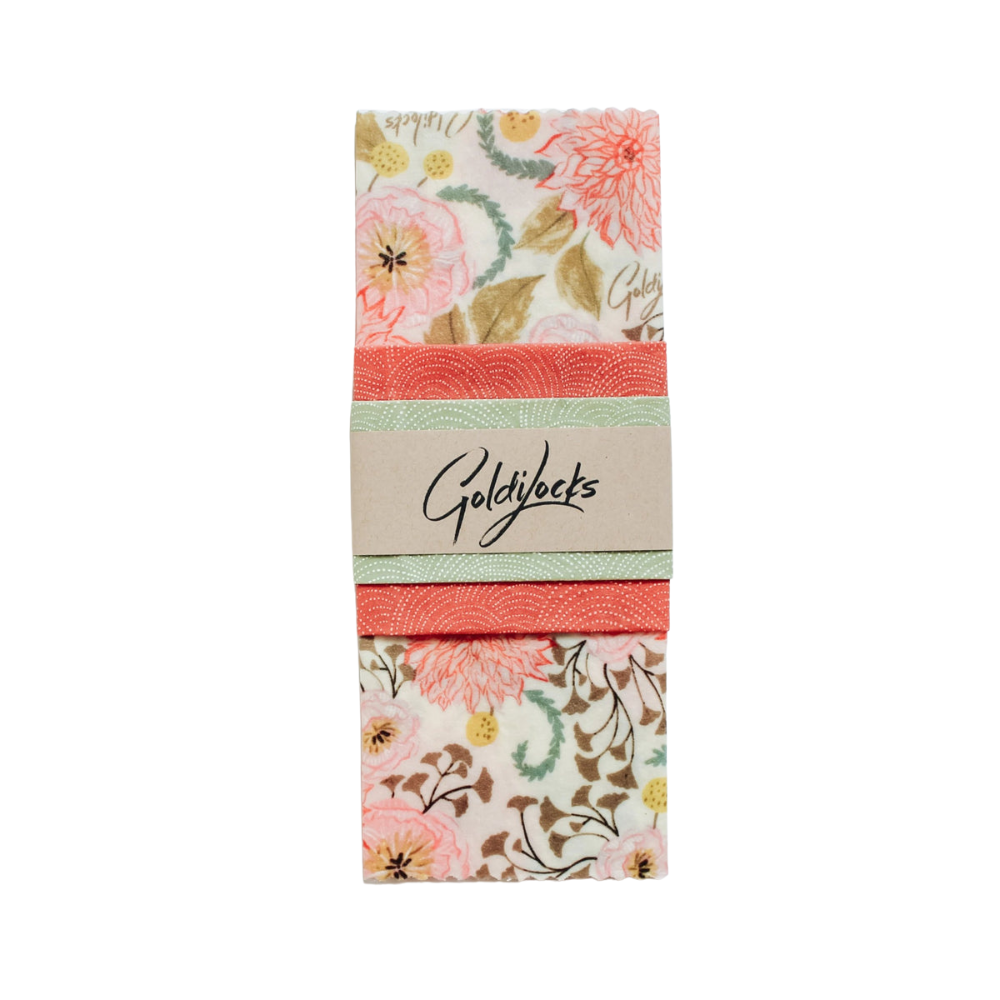 Beeswax Food Wraps - Pink Floral