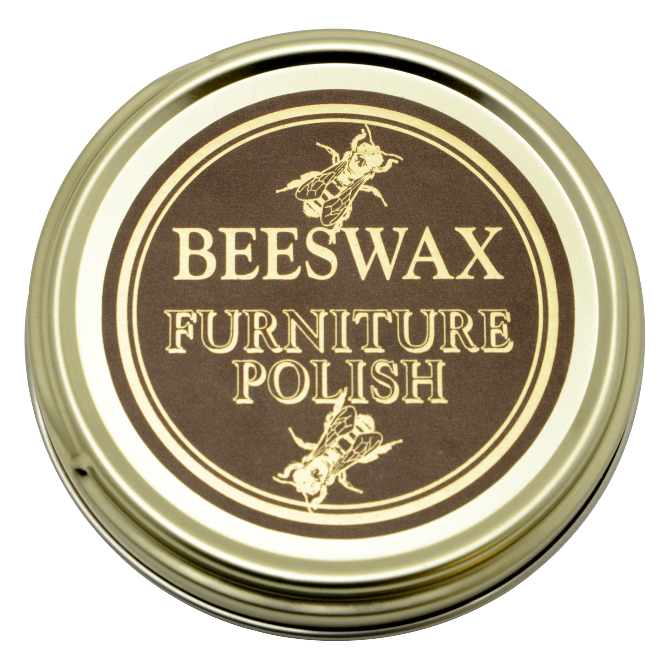 An image of Pre Printed Beeswax Polish Labels for 50ml Tin (100)