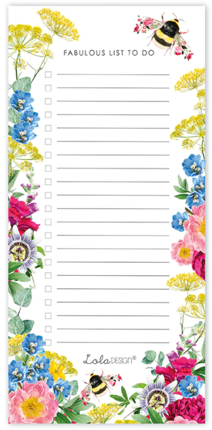An image of Bee Magnetic To Do/Shopping List Pad