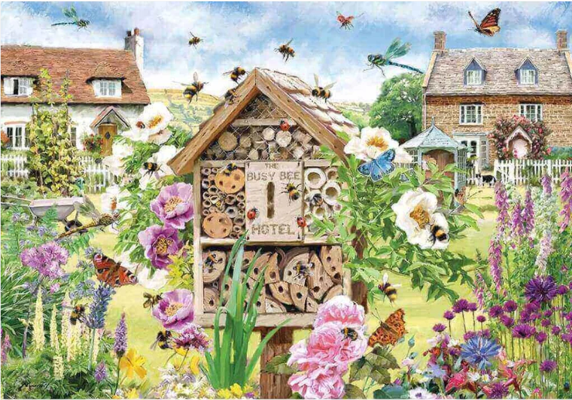 An image of Busy Bee Hotel Jigsaw - 500 Piece