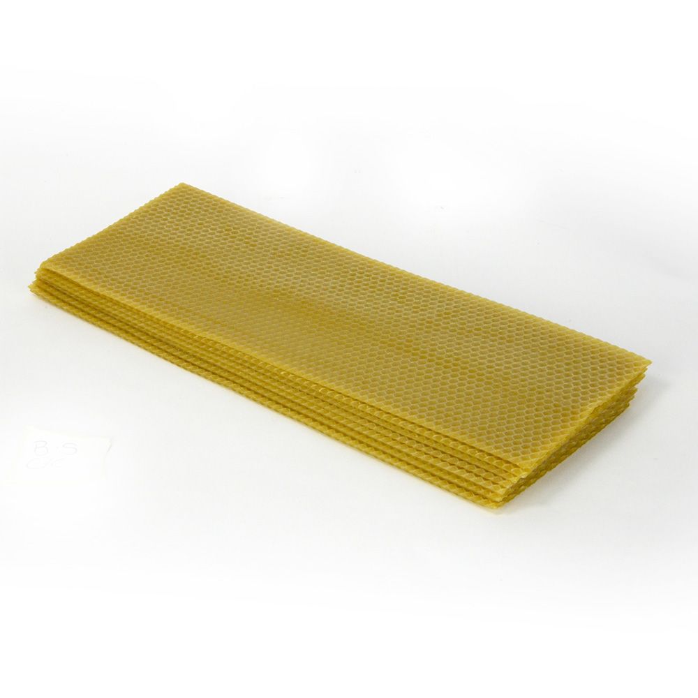 An image of Cut Comb Wax Foundation Sheet (10), Squares Cut Comb