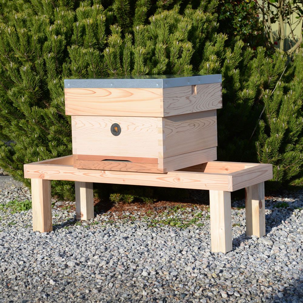 An image of Commercial Empty Hive With Flat Roof, Assembled