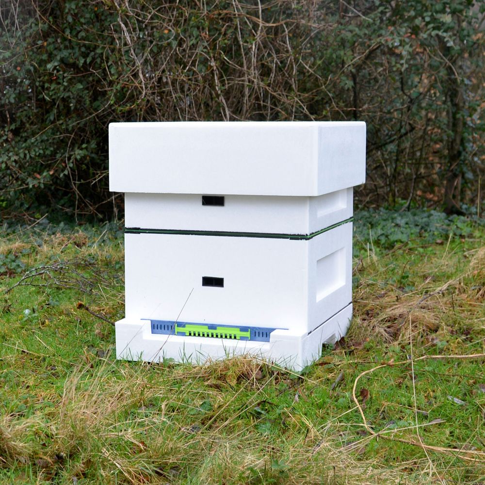 An image of Complete Polystyrene National Hive (with frames & foundation), Assembled