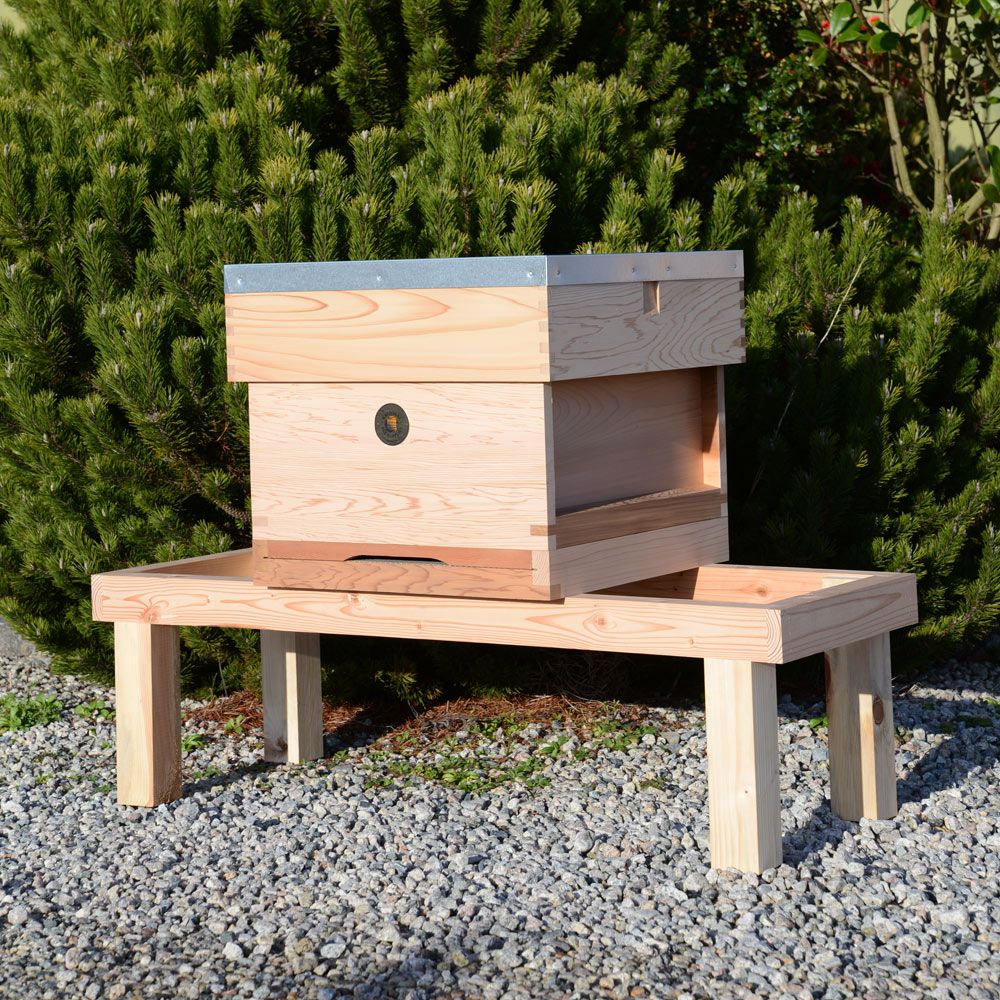 An image of National Empty 14x12 Hive With Flat Roof, Flat Pack
