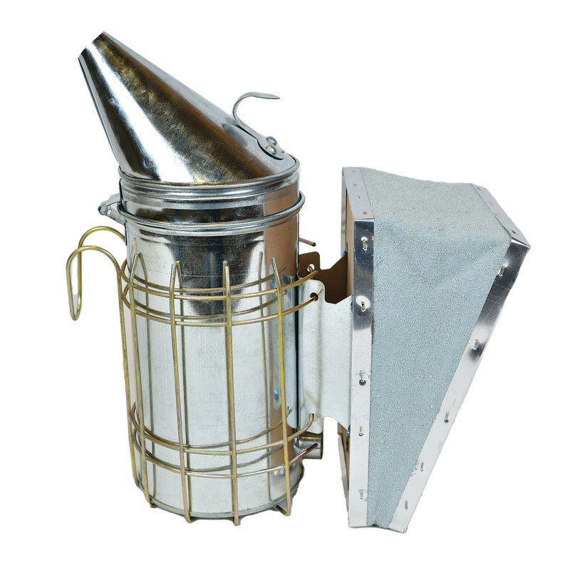 An image of Galvanised Smoker Large Economy with Guard 7.5" x 4''