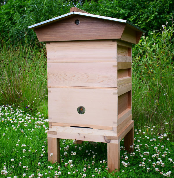 An image of National Complete Hive With Gabled Roof - 2x Supers, Assembled