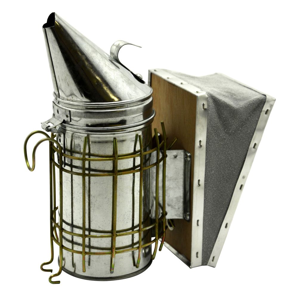 An image of Small Galvanised Smoker with Guard 6" x 3.5"