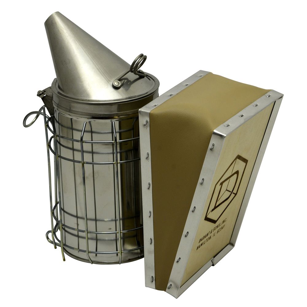 An image of Dadant Stainless Steel Smoker 7" x 4"