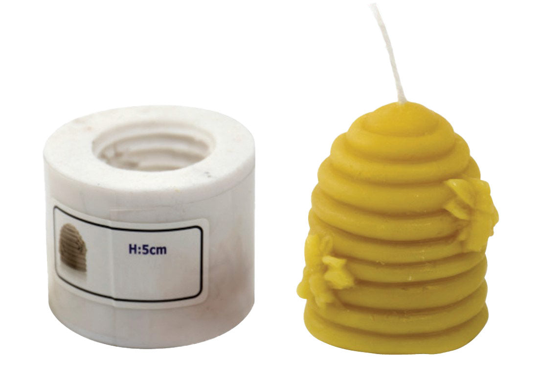 An image of Candle Mould Kit 5cm Bees on Skep