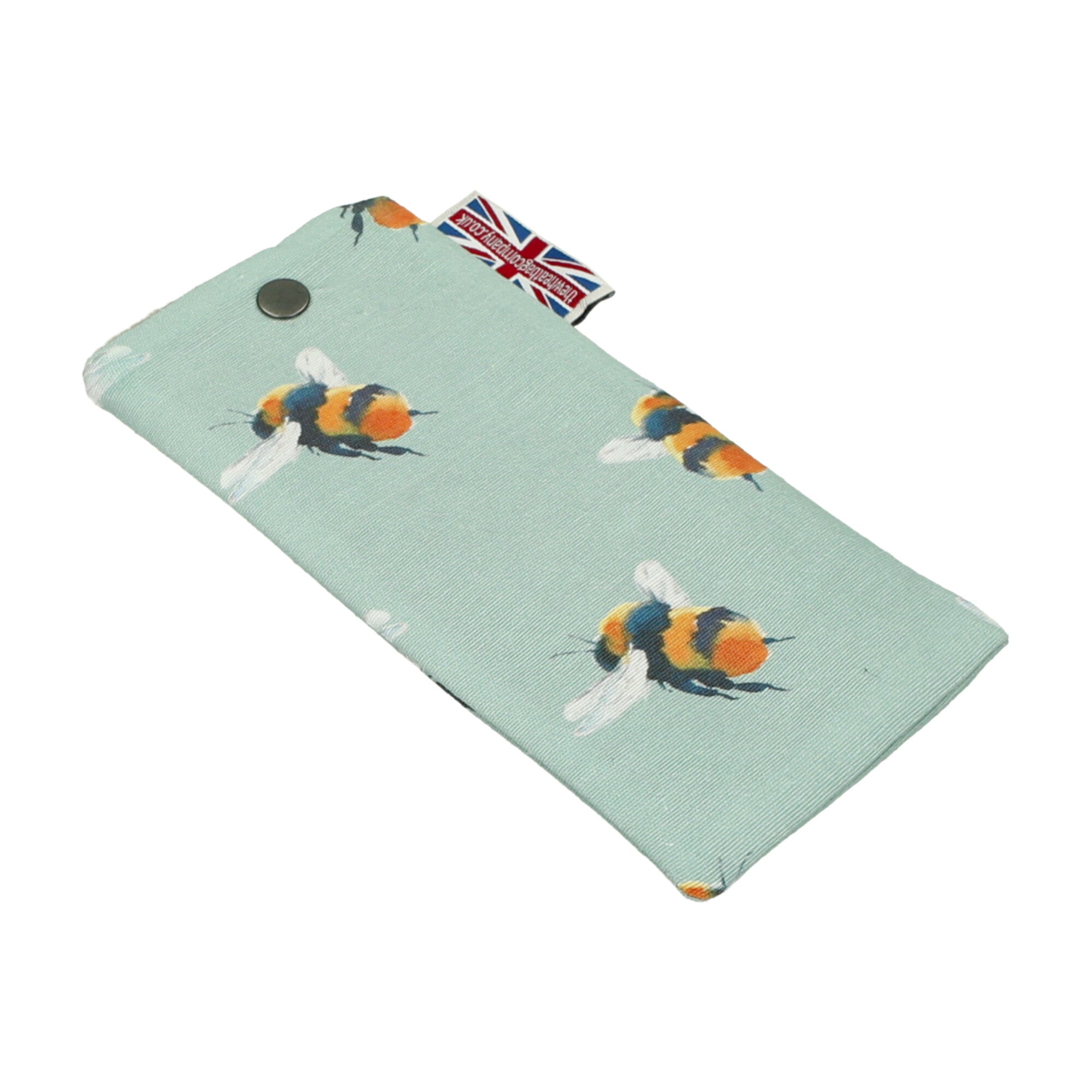 An image of Glasses Cases – Bee Design, Bee Design Blue