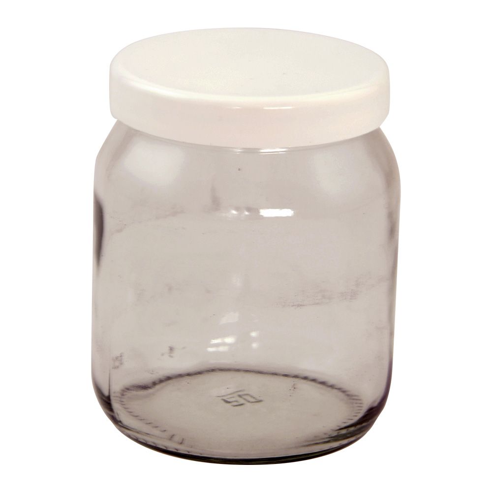 An image of 72 Round Jar 454g/1lb with plastic lids