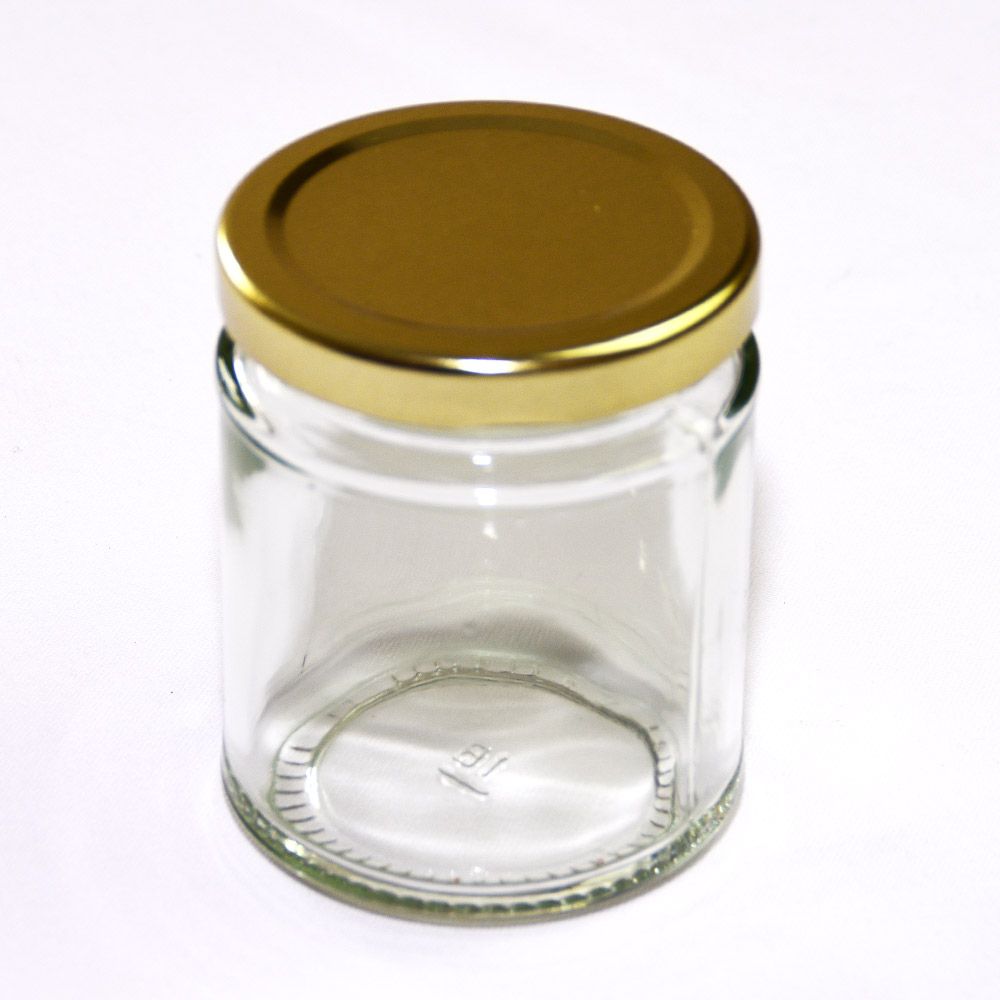 An image of 72 Round Jars with Lids - 227g