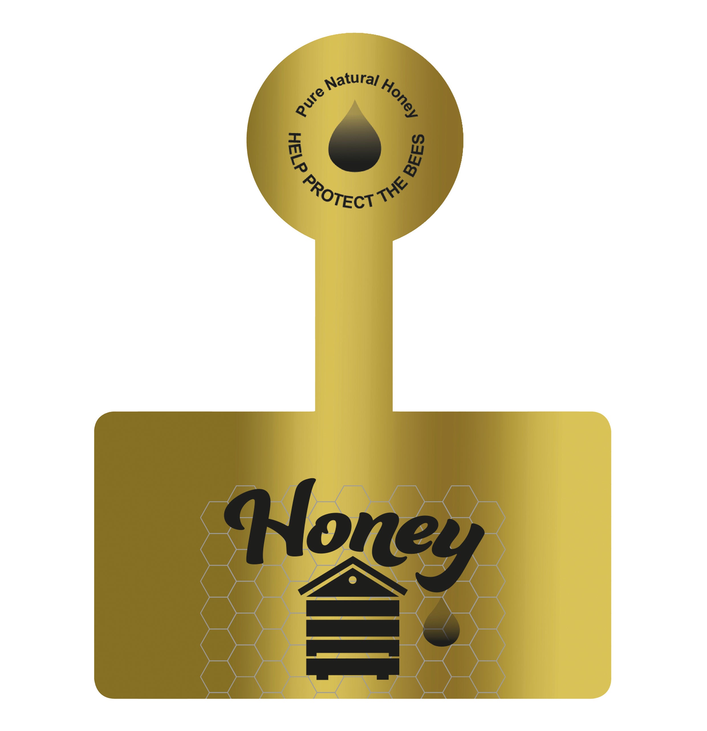 An image of Gold Hive Anti Tamper Label (100)