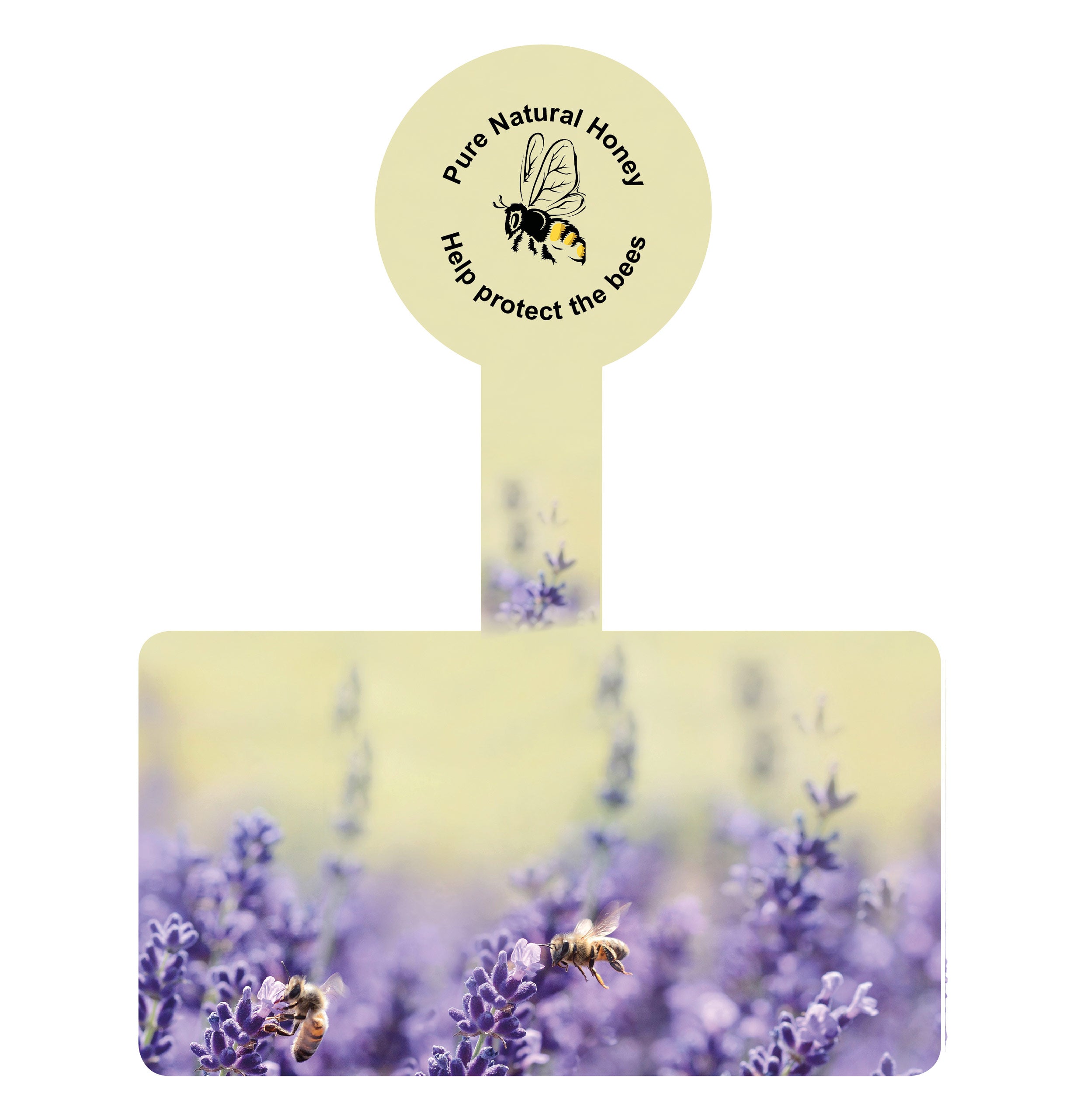 An image of Lavender Anti Tamper Label (100)