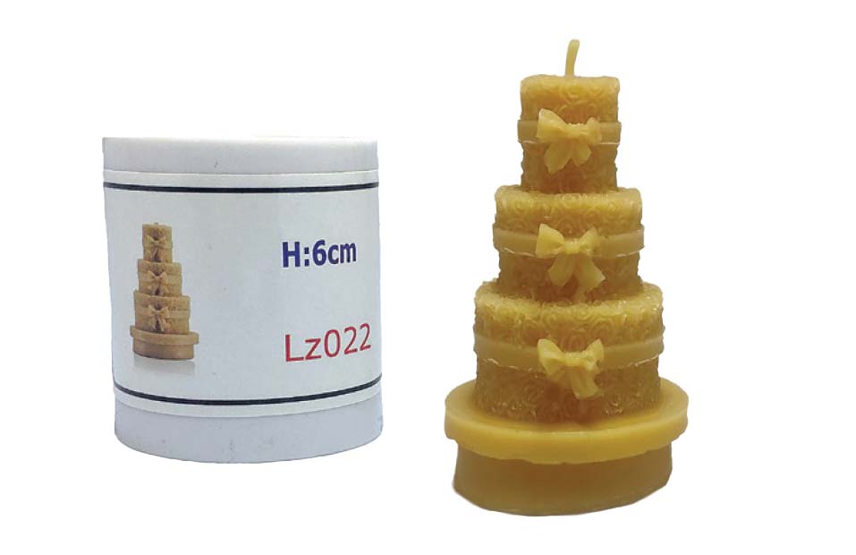 An image of Candle Mould Kit - 6cm Tiered Cake