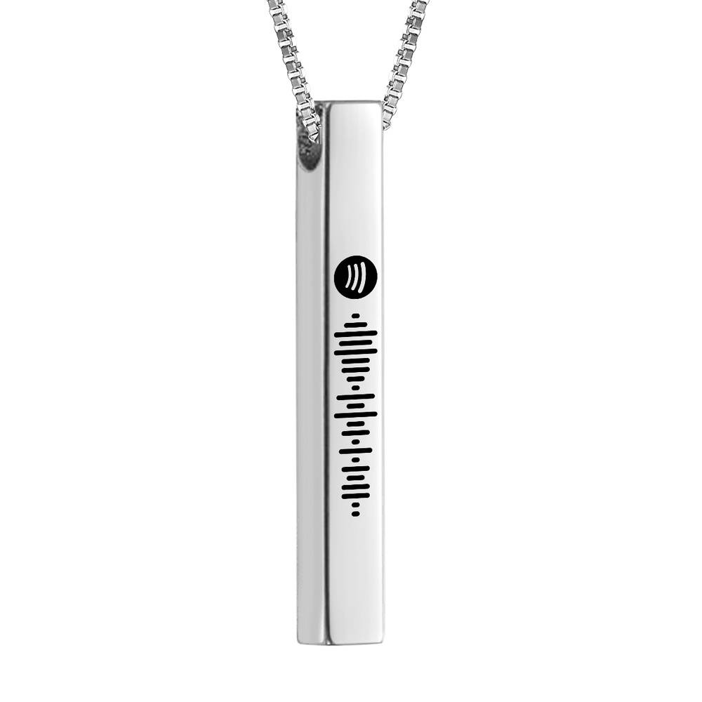 spotify code necklace