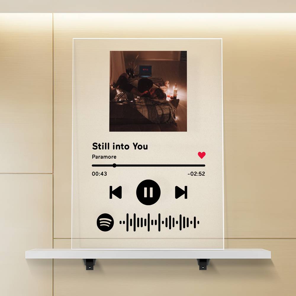 Still Into You by Paramore Custom Spotify Code Music Art Smooth Glass ...