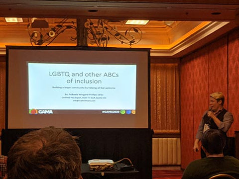 presentation title slide: LGBTQ and other ABCs of inclusion