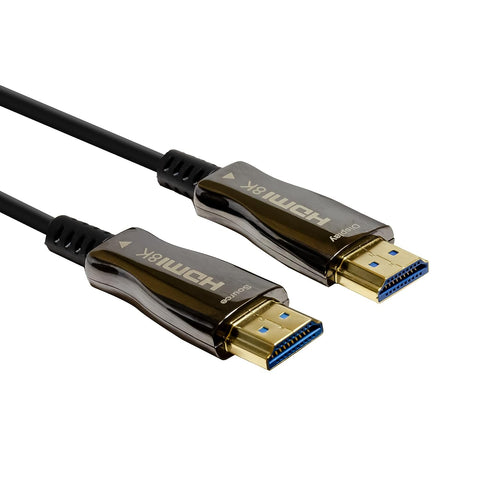 8K HDMI Fiber Cable 10M 32.8 FT 48Gbps (JTECH-FCAB108K) - J-Tech Digital