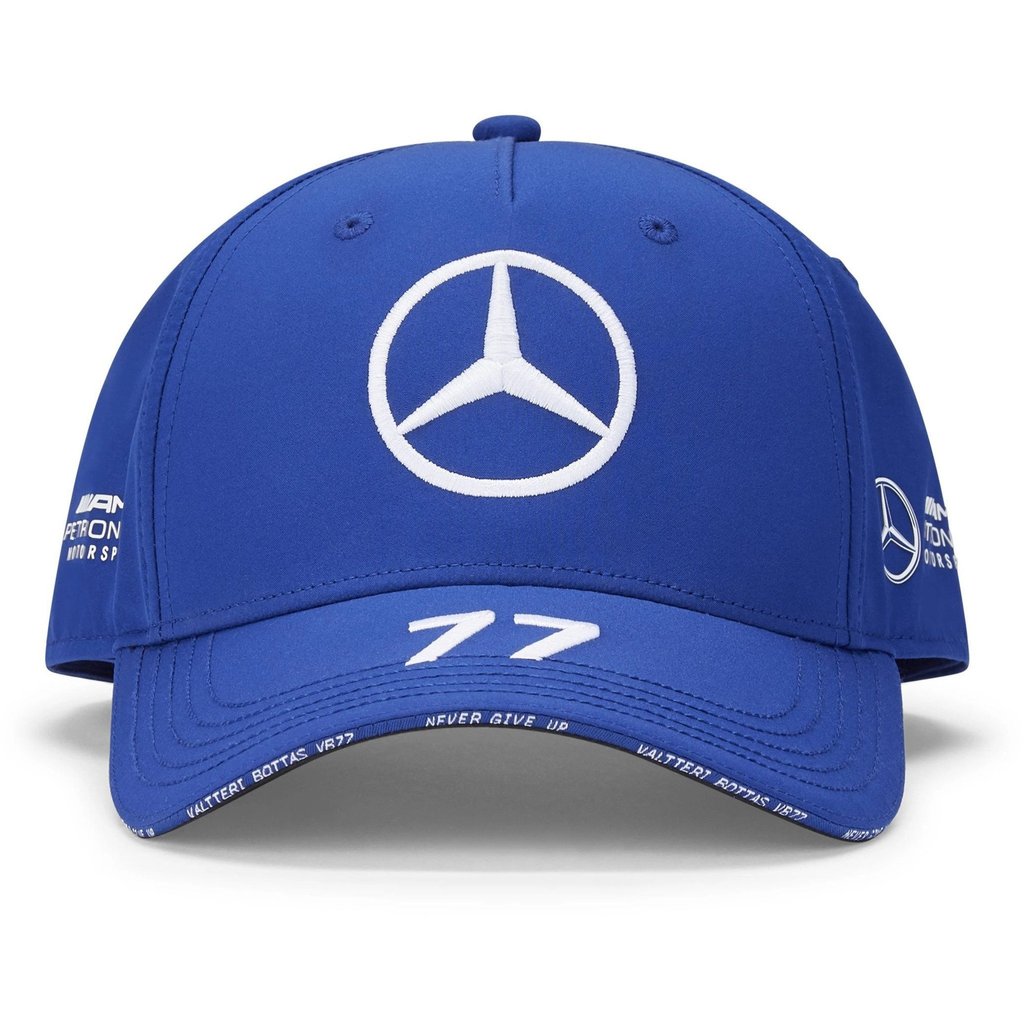 valtteri bottas blue hat