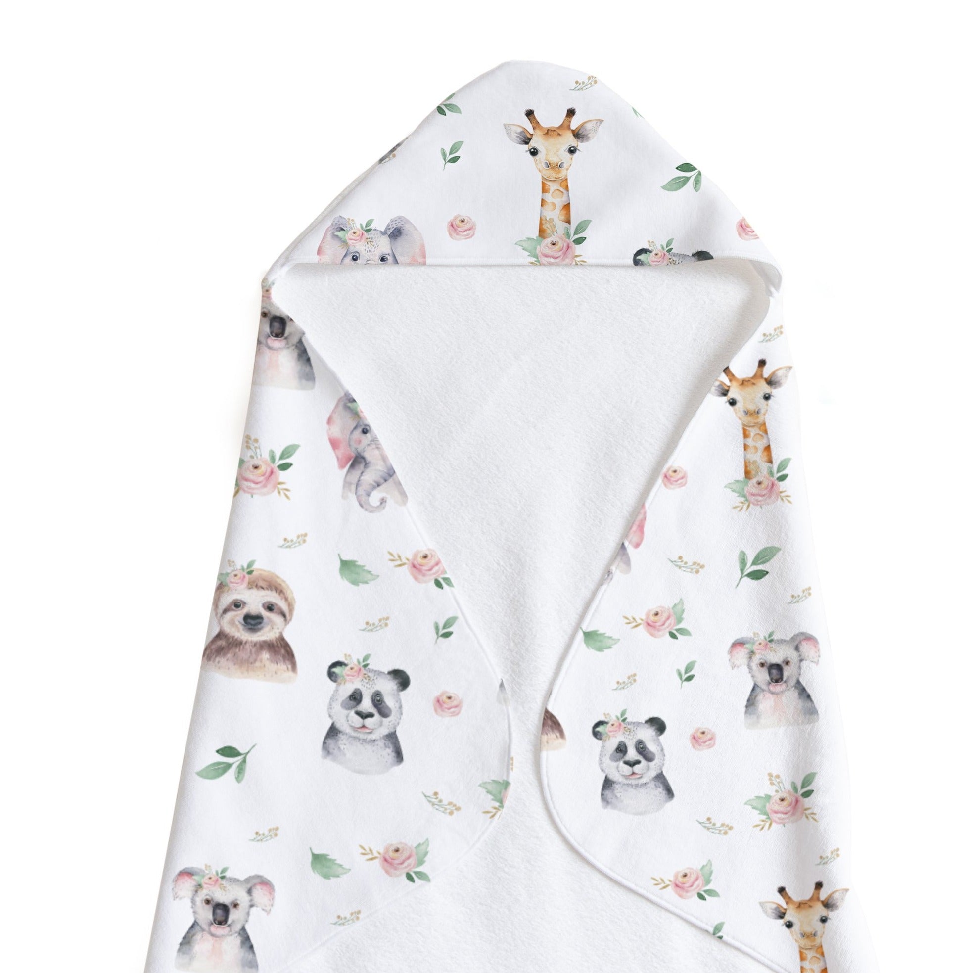 Wildflower Hooded Towel – The Cuddle Company