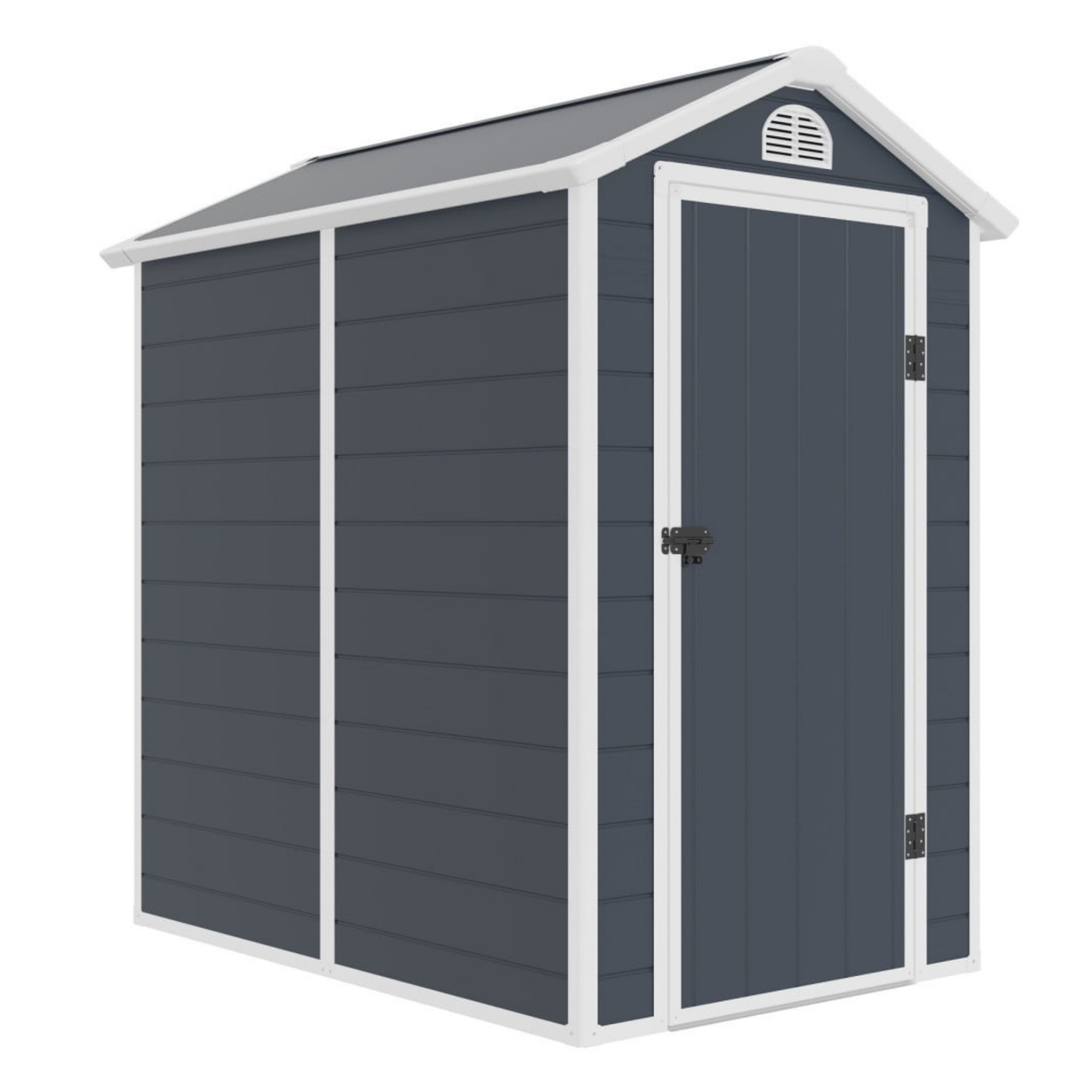 Image of Jasmine 4x6 Plastic Apex Shed With Foundation Kit