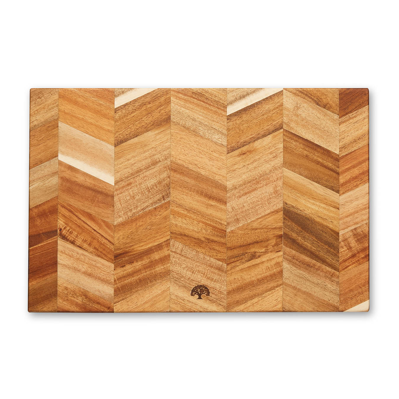 Image of Barbary & Oak Rectangle Acacia Chevron Chopping Board