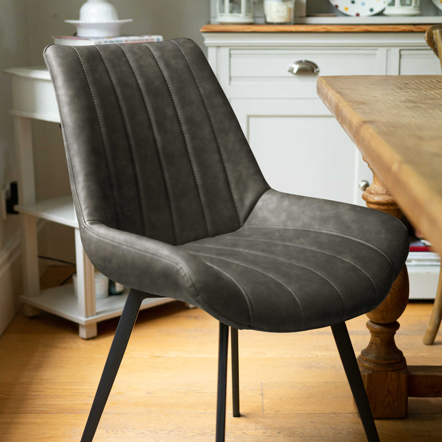 Image of Malmo Grey Dining Chair