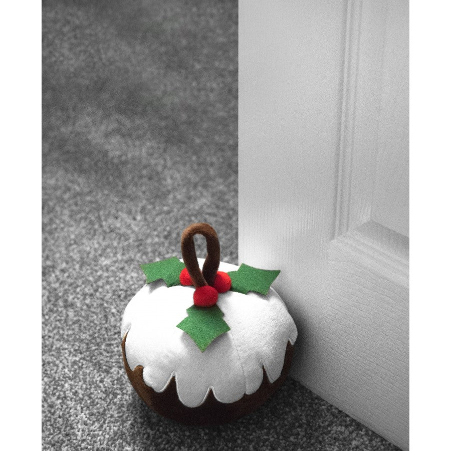 Image of Christmas Door Stop - Xmas Pudding