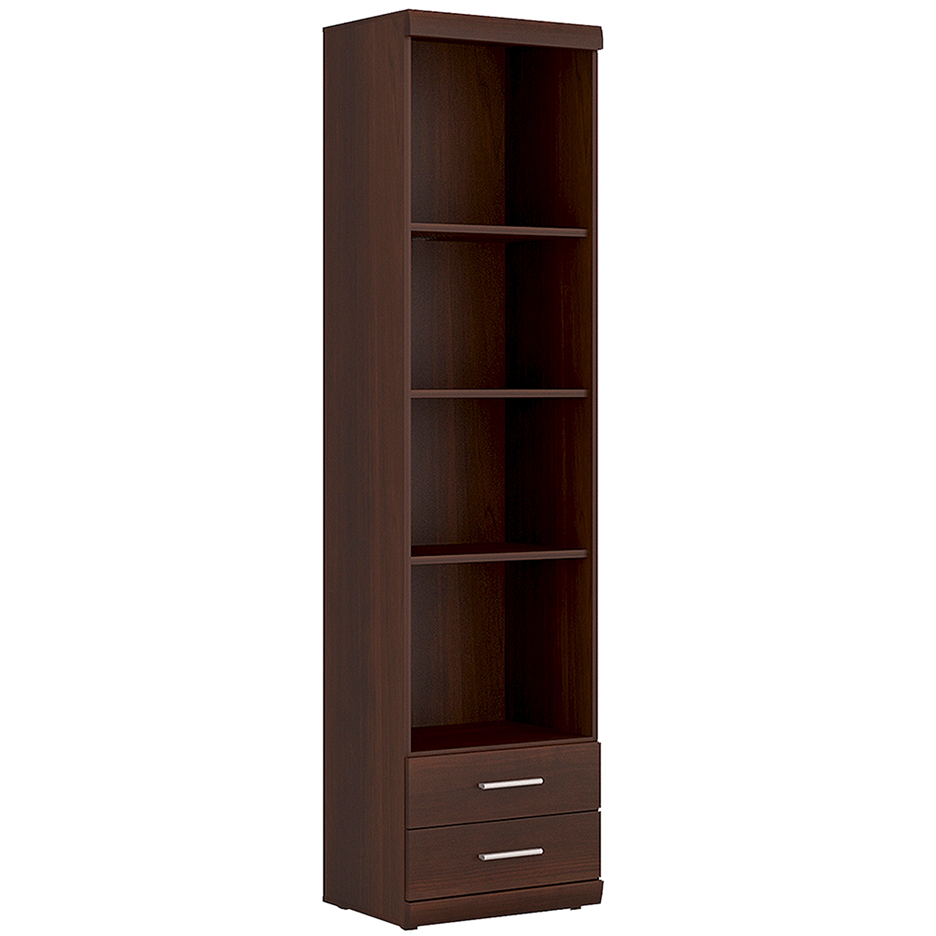 Image of Imperial Tall 2 Drawer Narrow Cabinet With Shelves