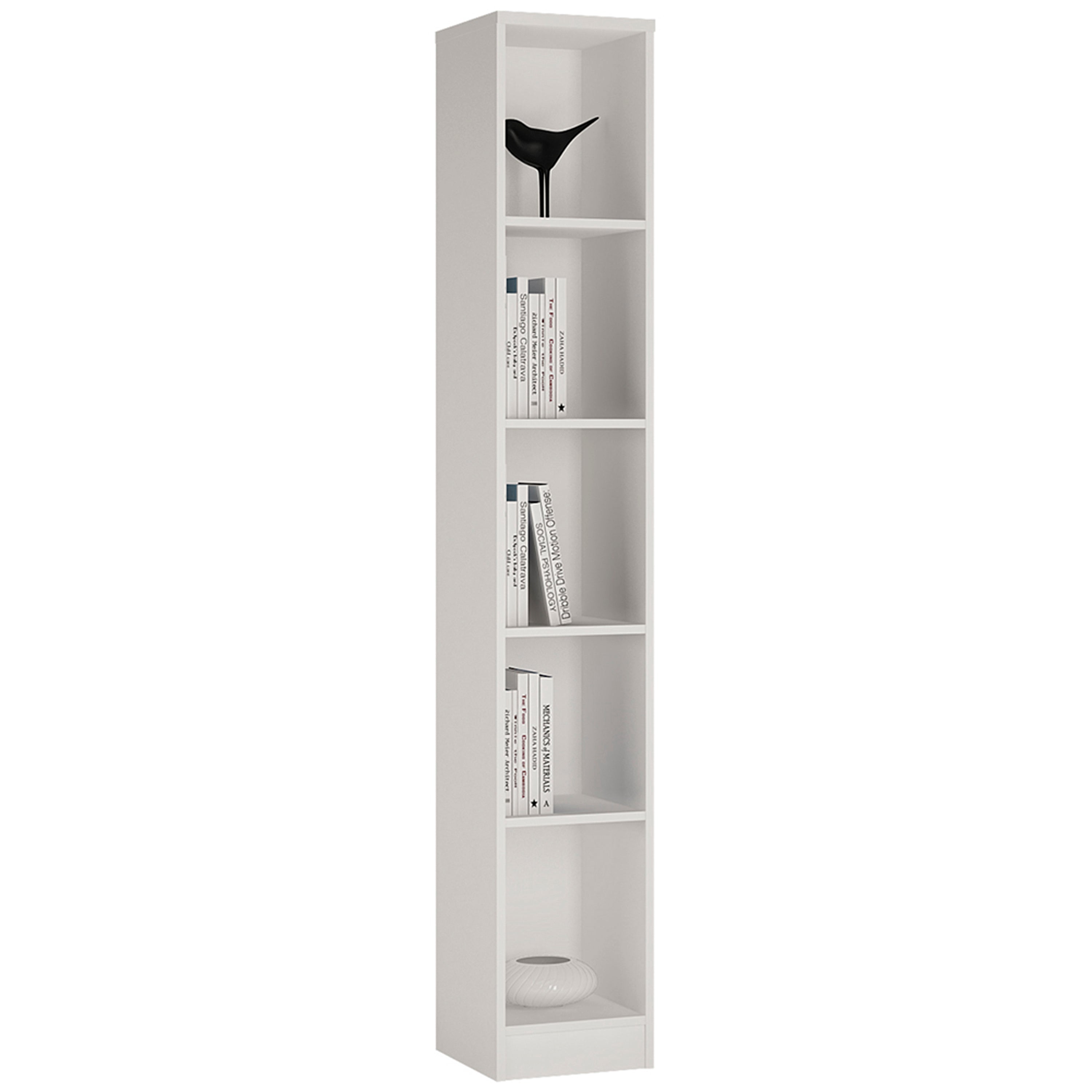Image of 4 You Tall Narrow Bookcase - Available In 2 Colours