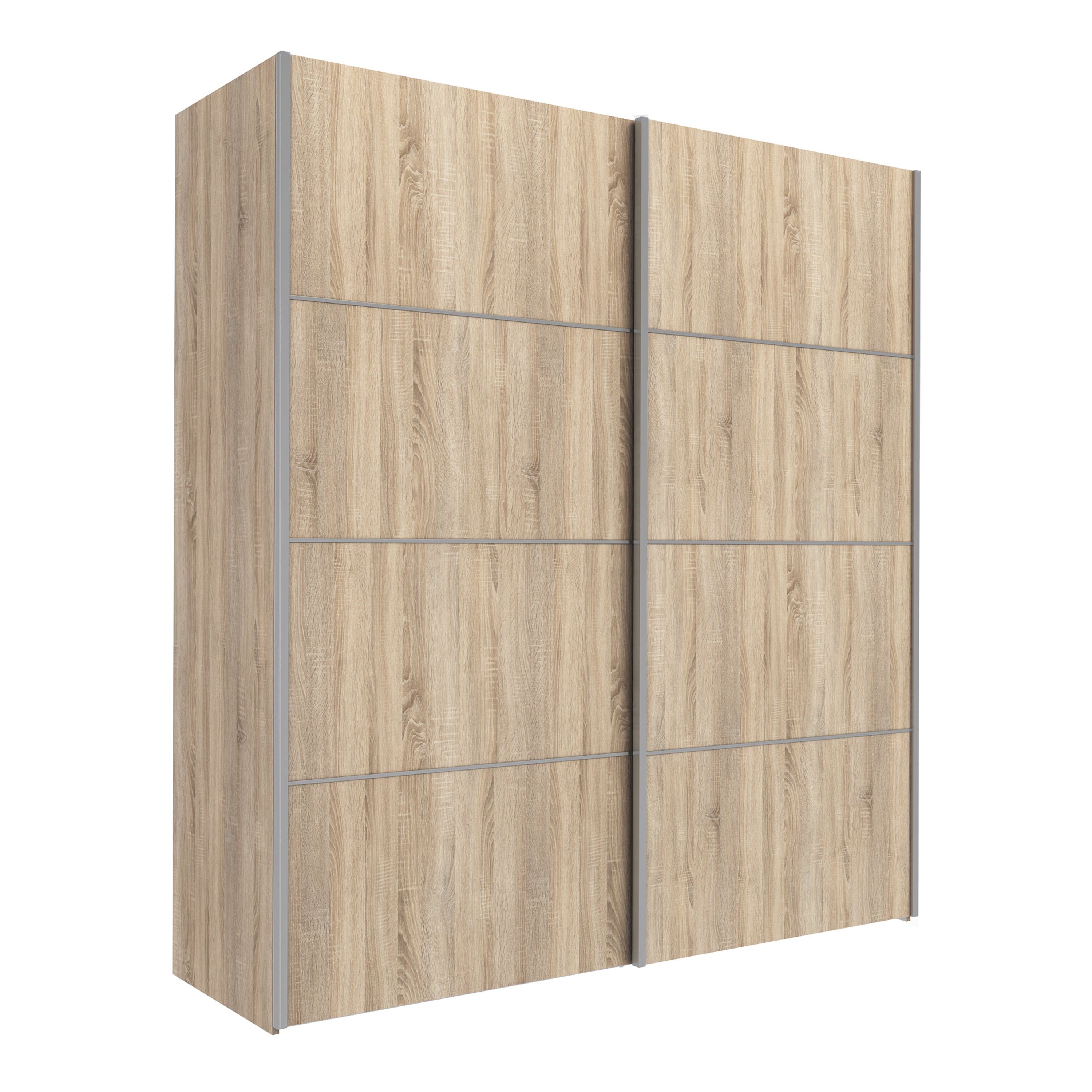 Image of Verona Sliding Wardrobe With 2 Shelves 180cm - Available In 6 Colours