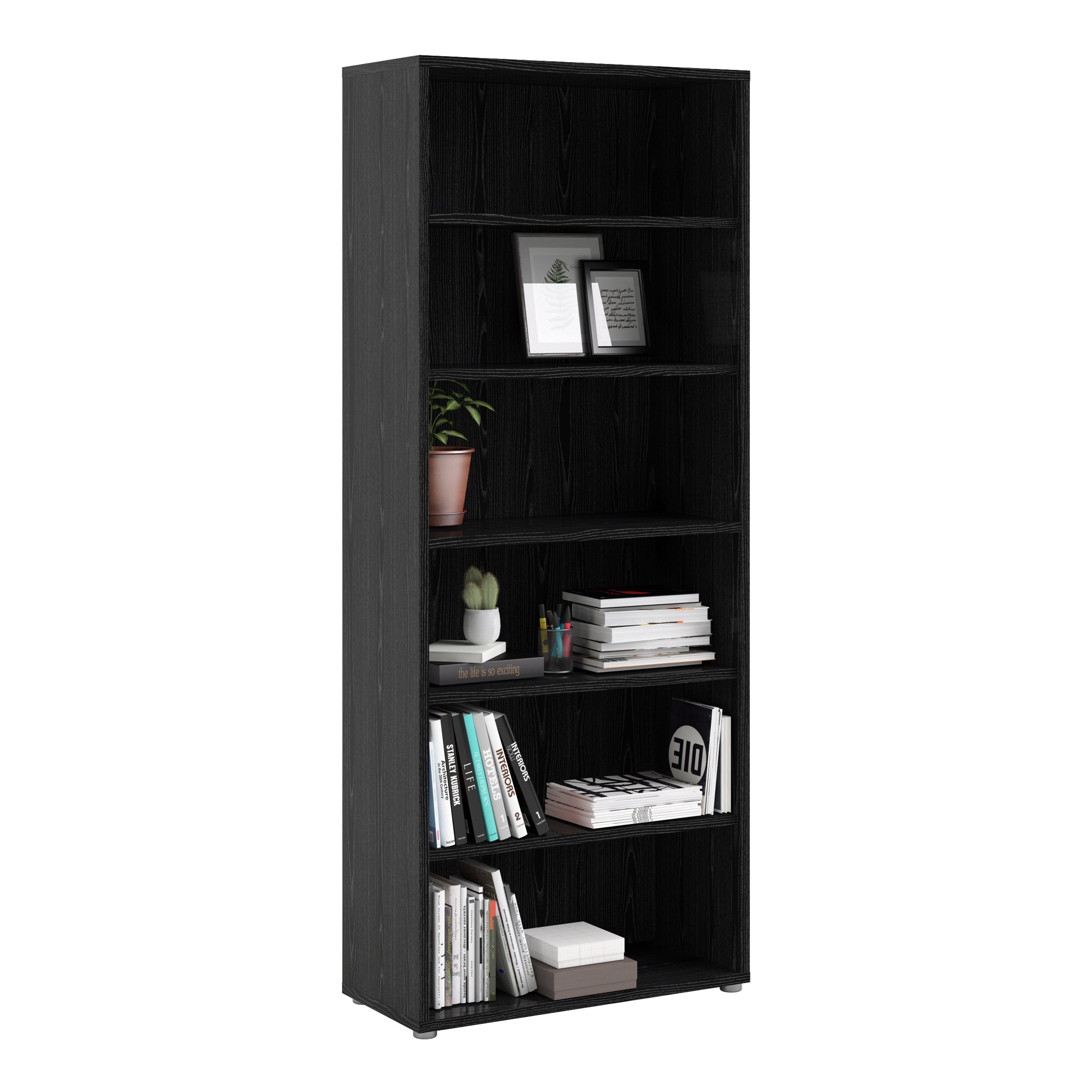 Image of Prima Bookcase 5 Shelves - Available In 3 Colours