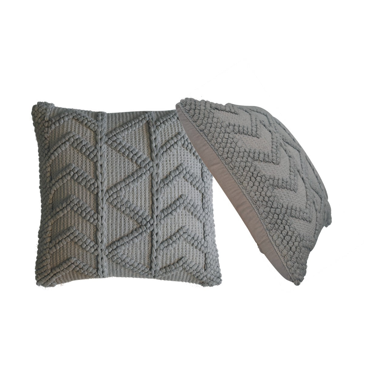 Image of Alda Cushion Set of 2 - Grey