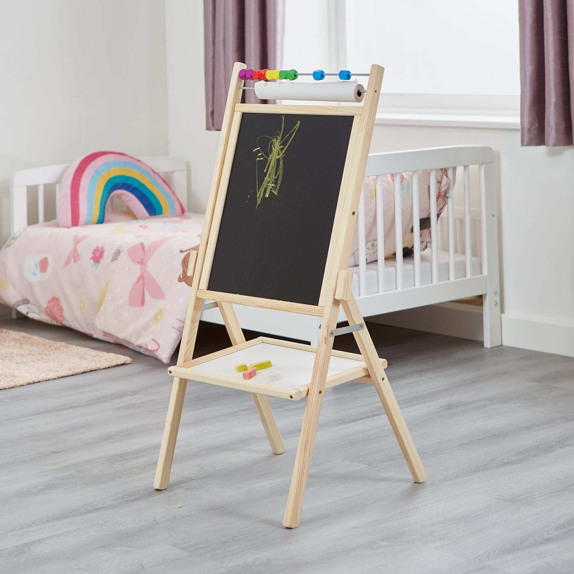 Image of Children's Double Sided Rotary Easel with 35 Accessories