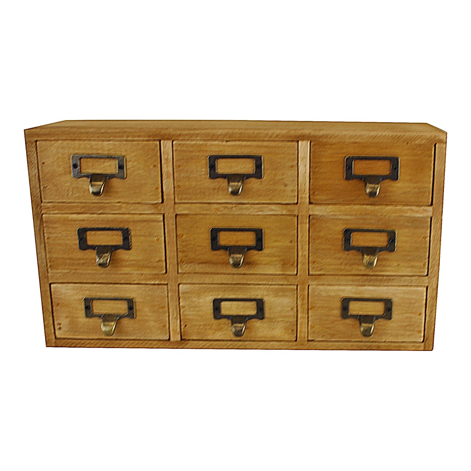 Image of 9 Drawer Triple Level Small Storage Unit, Trinket Drawers