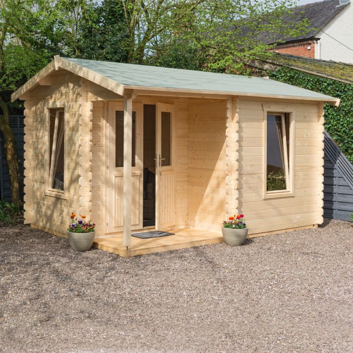 Image of Garden Office Log Cabin 14x11