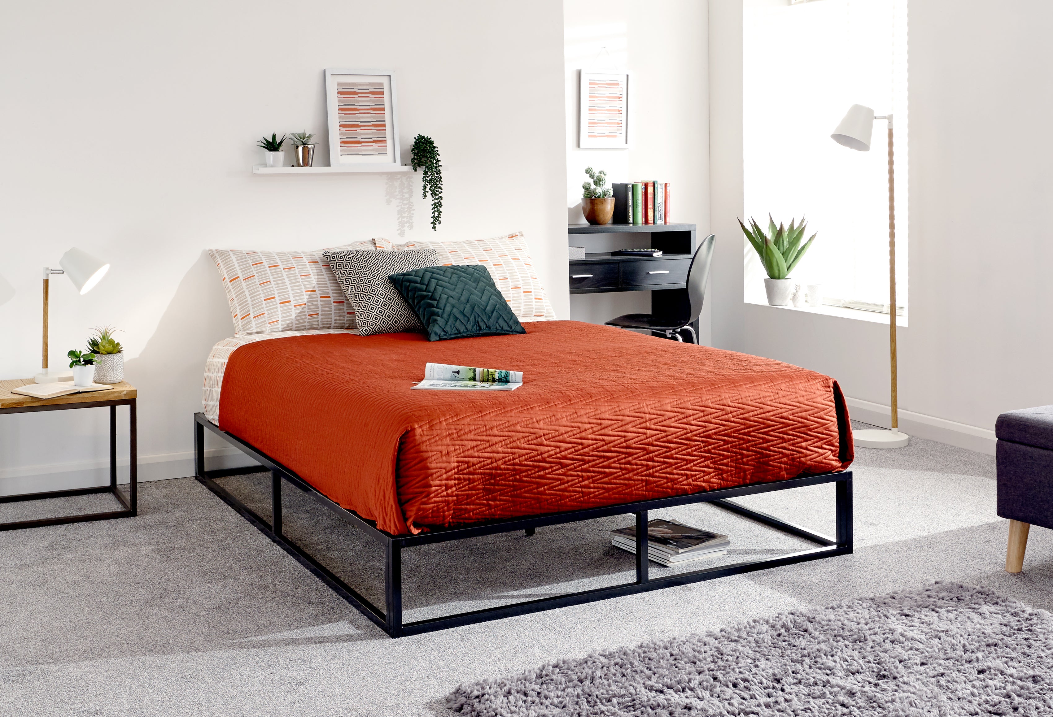 Image of Platform Bed Frame - Available In 2 Sizes