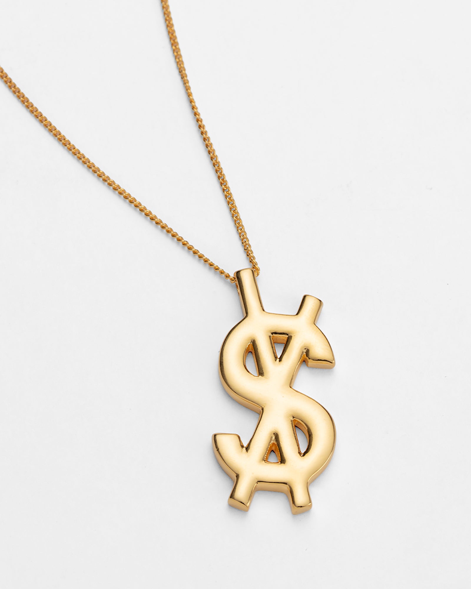Shop The 18k Dripps Cross Dollar Necklace | Ksubi