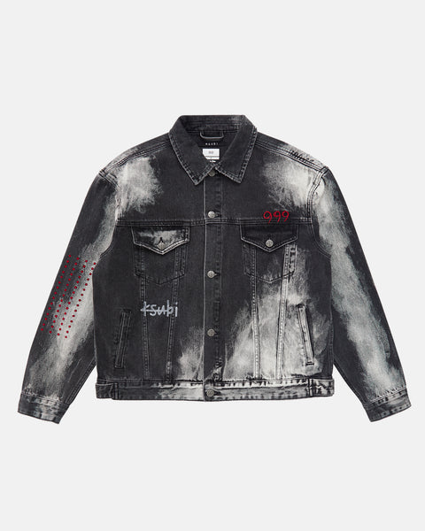 Juice Wrld Denim Vest with Studs