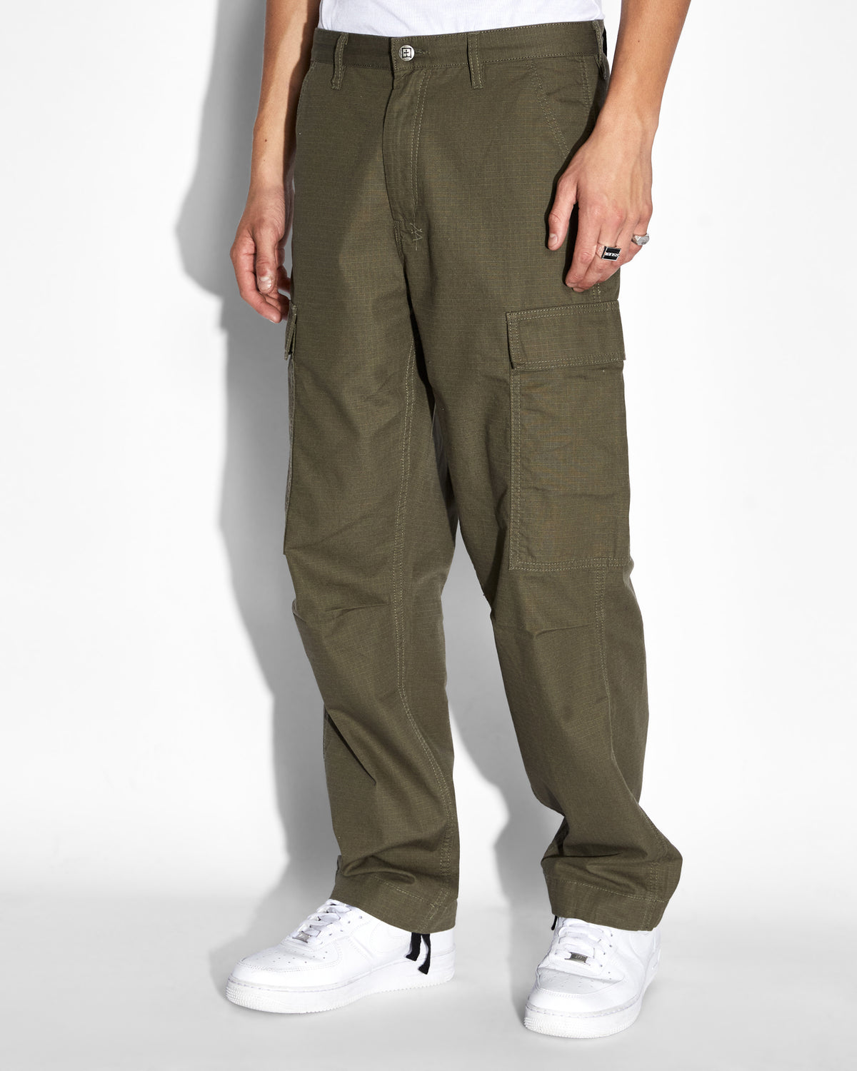 Wasted Youth CARGO PANTS OLIVE DRAB XL - ワークパンツ/カーゴパンツ