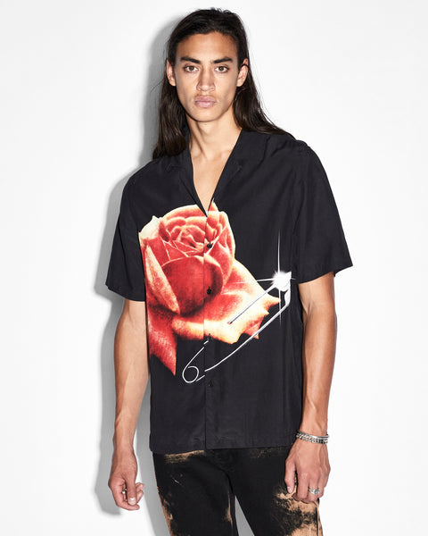 Buy Rose Garden Resort Ss Shirt Black | Ksubi | Ksubi ++