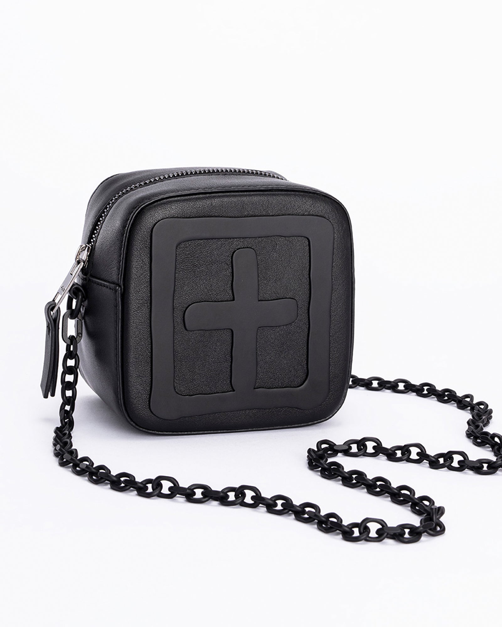 Kube Mini Bag Black | Leather Crossbody Bag | Ksubi ++