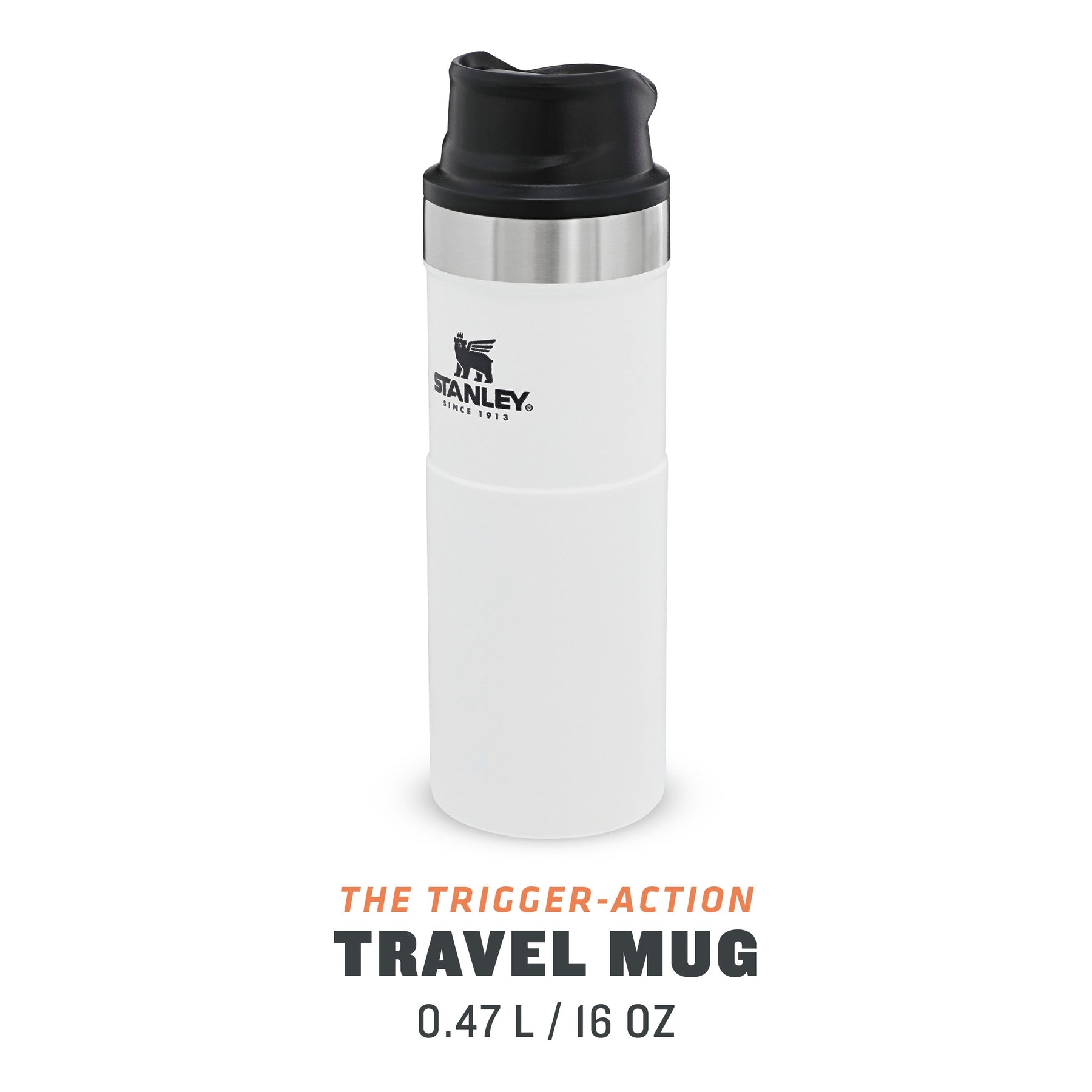Stanley Classic Trigger-Action Travel Mug 16oz /470ml Peter Perch Tan