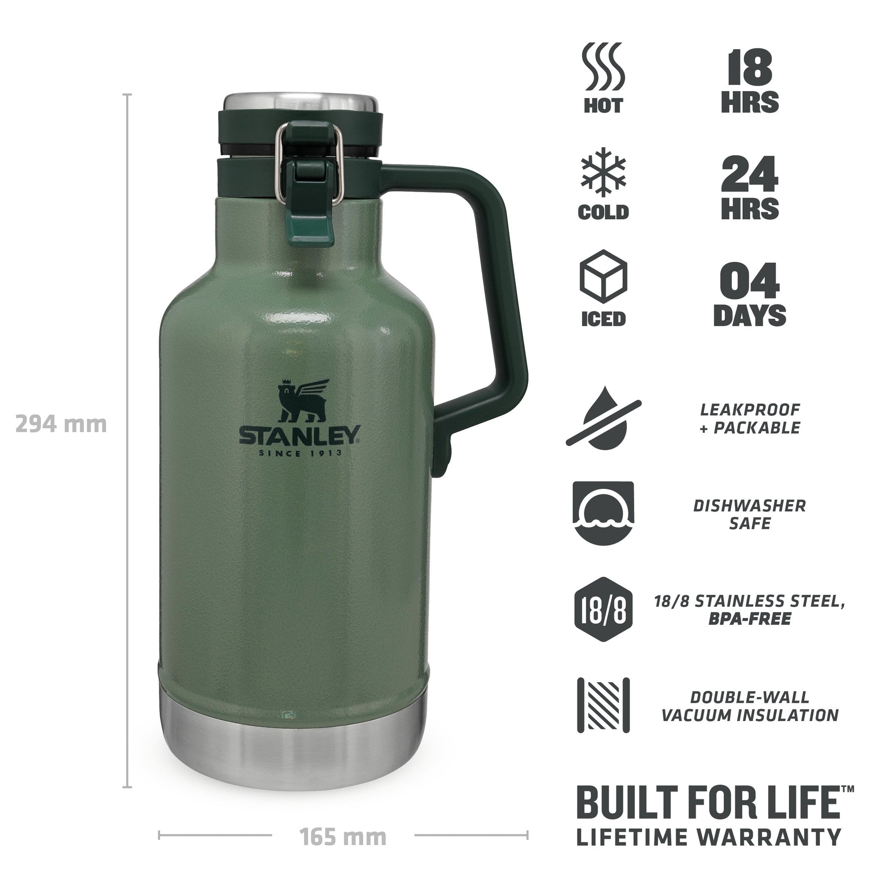 Stanley Adventure Stacking Beer Pint – Keeps Beer Cold for 4 Hours -  Stainless Steel Beer Pint - Stacks Infinitely - Double Wall Vacuum  Insulation 