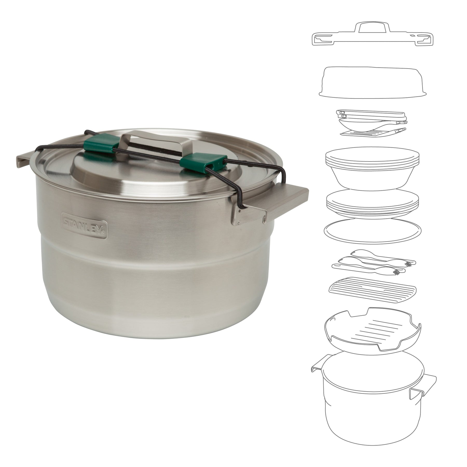 Stanley Adventure Camp Cook Set 24 oz Stainless Steel