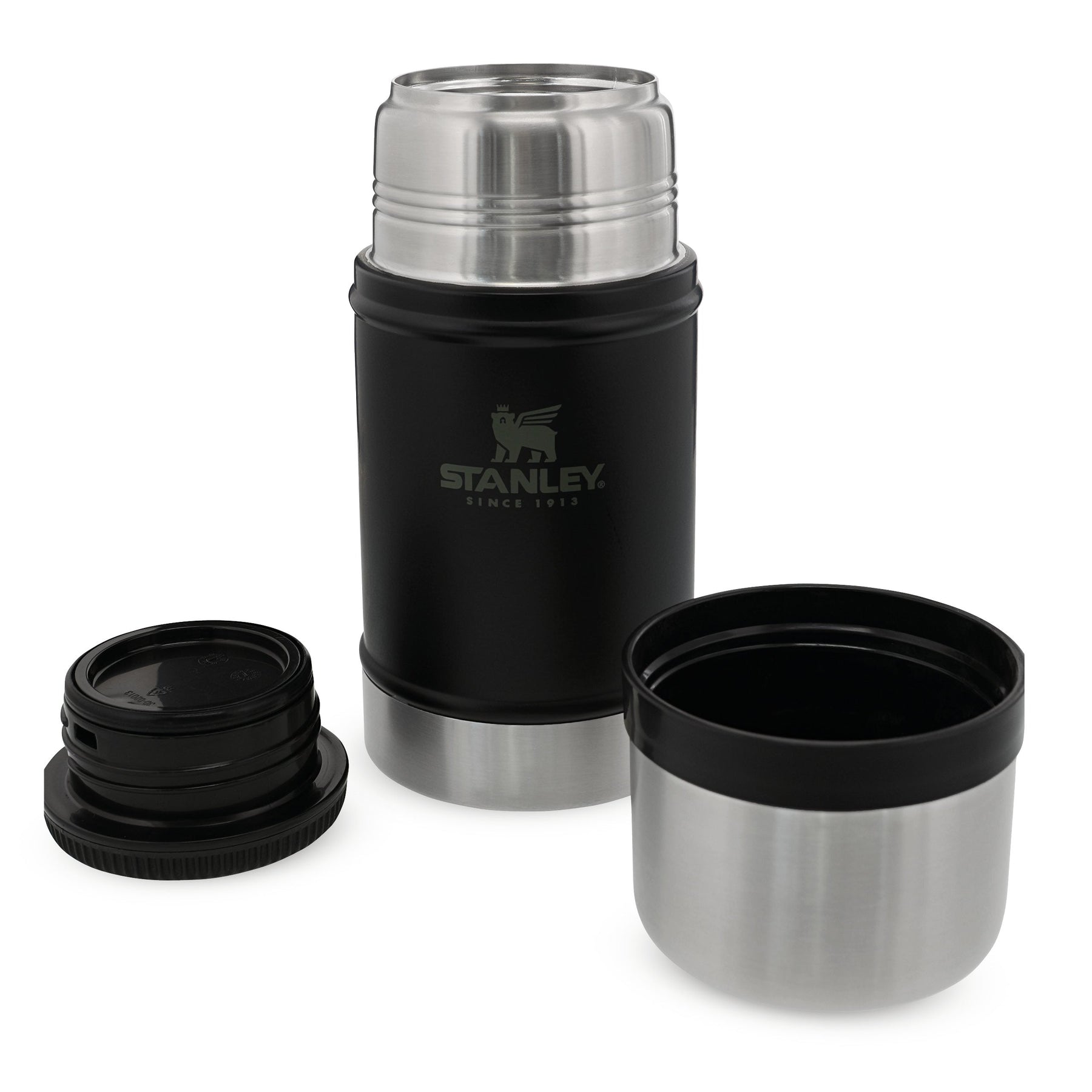 Stanley The Legendary Classic Thermos Lunch box + Spork 400 ml - Matte Black