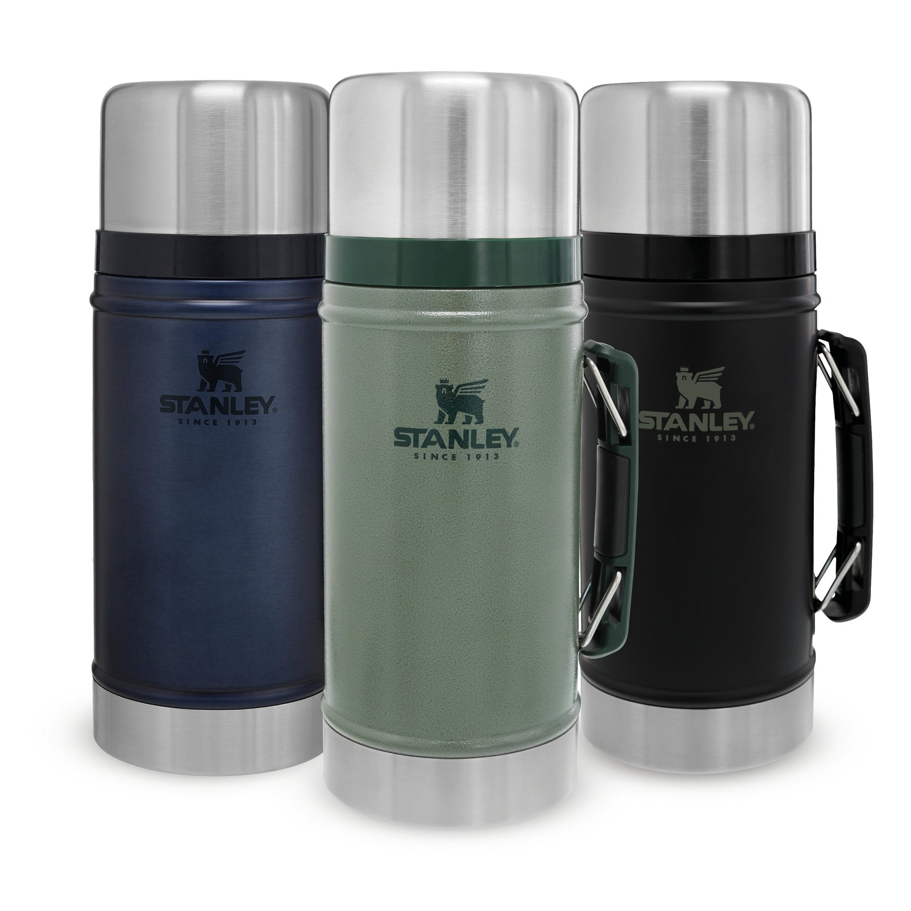 Stanley, Kitchen, Stanley Classic Bundle Large Qt Lunch Box And 24oz  Vacuum Thermos Green Nwot